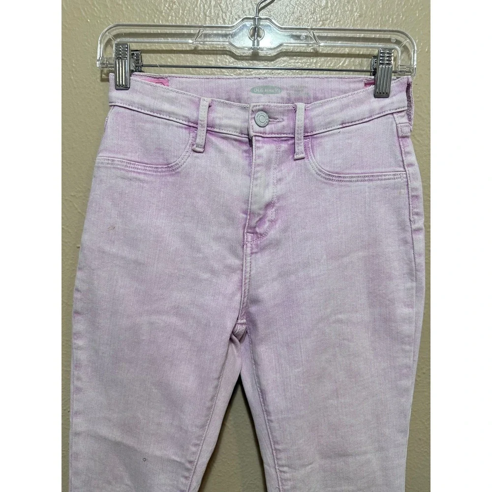 Old Navy Girls Jeans Size‎ 16 Adjustable Waistband Pink Denim Pants